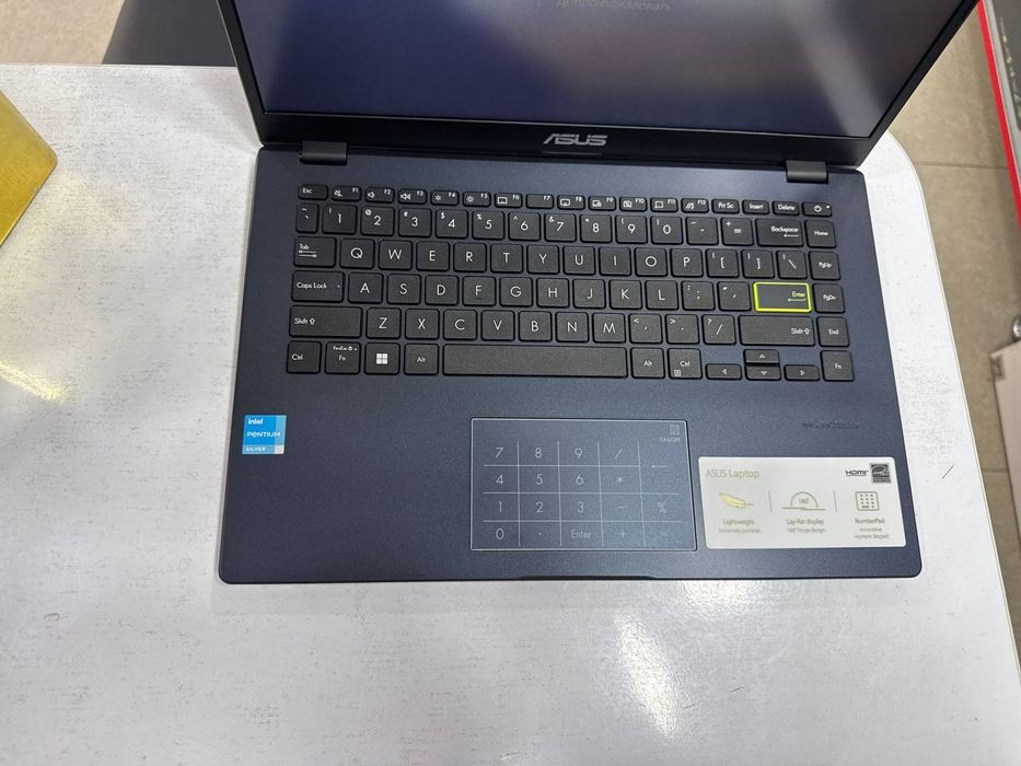 Asus office noutbuk seleron N6000 14 fhd IPS ddr4 4/512+64 SSD