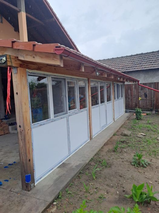 Tamplerie PVC cu geam termopan cu posibilitate si in rate