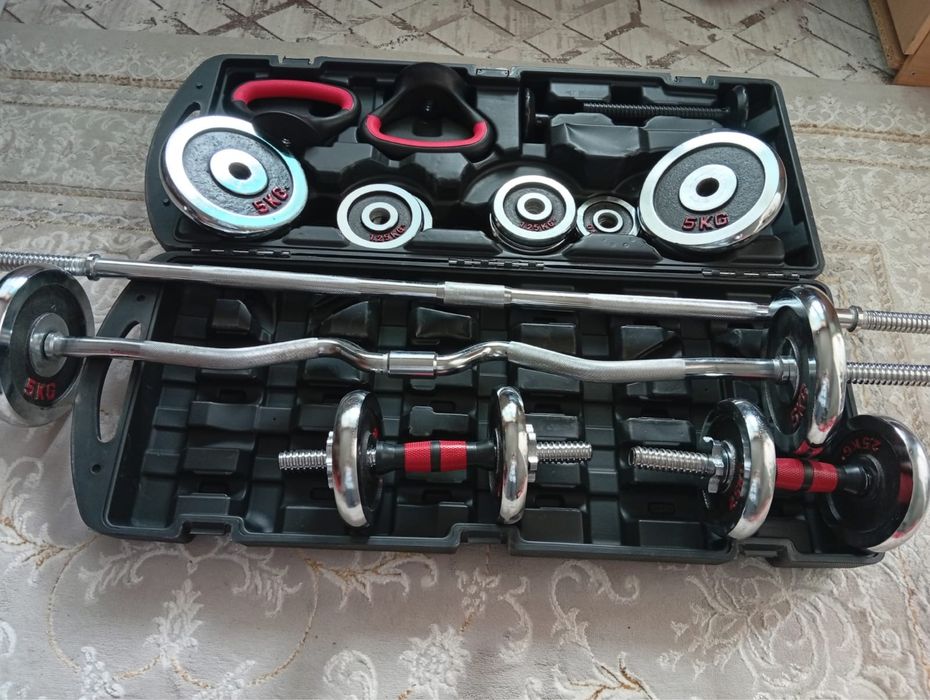 Набор гантелей (блинов,грифов)