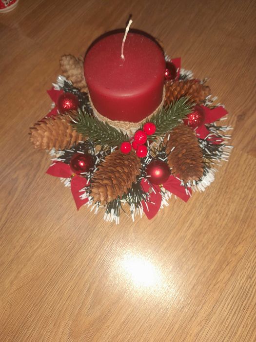 Коледни украси- свещници