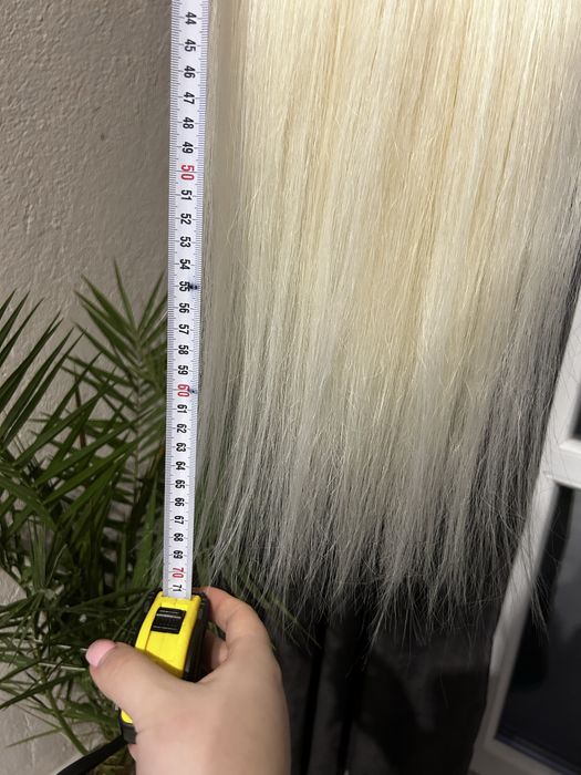 Платинено руса коса – 70см 150гр