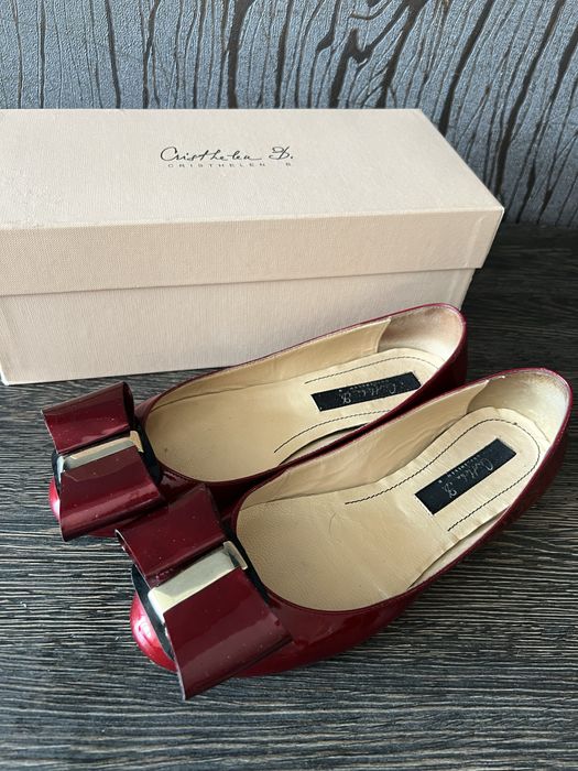 Balerini piele lacuita Musette 37