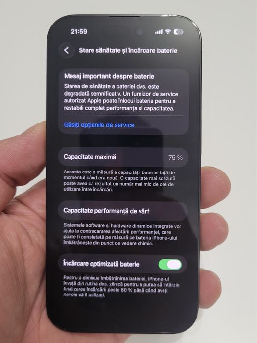 Iphone 14 pro 256gb impecabil