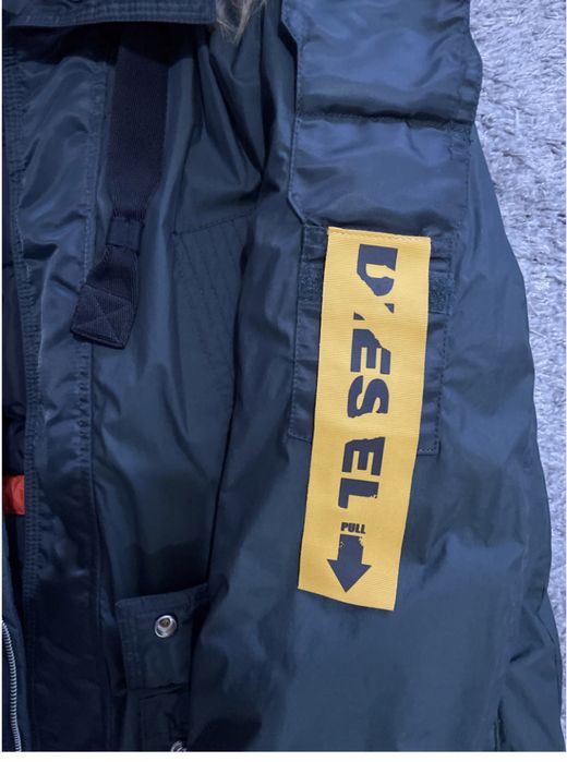 Geaca lunga cu gluga Diesel