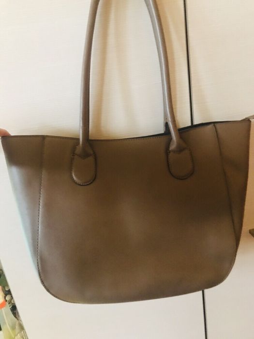 Чанта и Ботуши от естествена мека кожа в цвят мляко с какао