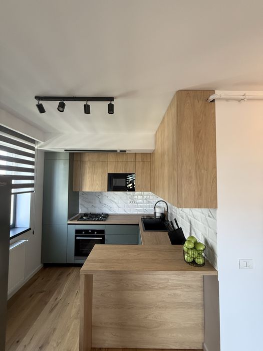 Apartament 2 camere modern | Bloc nou | Complet mobilat și utilat | Centrală proprie | Loc de parcare