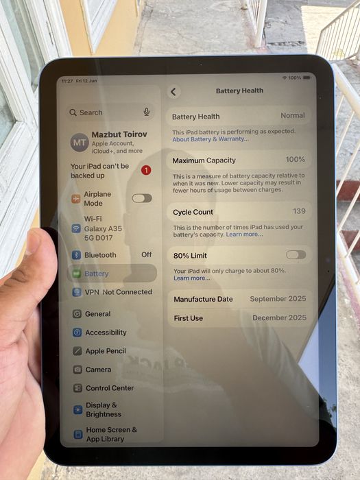 Ipad 11 A16 128 blue