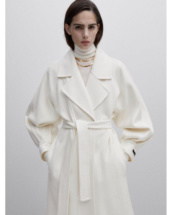 Palton lana Massimo Dutti Studio