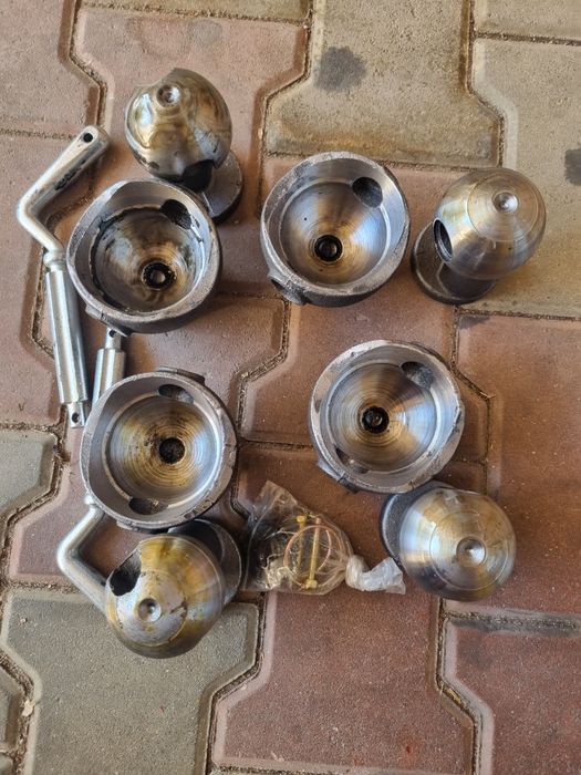 Sfere ,blocatoare pentru basculare trilaterala,  pe 3 parti 60,75,85mm