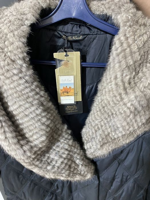 Куртка с норковым капюшоном/воротником
