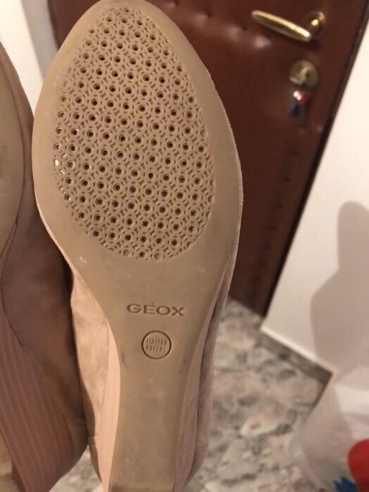 Pantofi Geox Respira piele intoarsa 39 dama