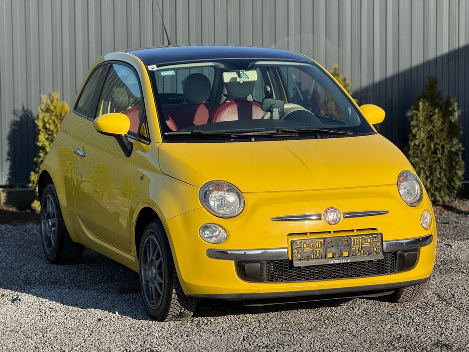 Fiat 500 1.3 diesel Interior rosu
