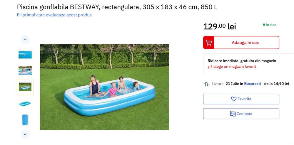 Piscina gonflabila 850l