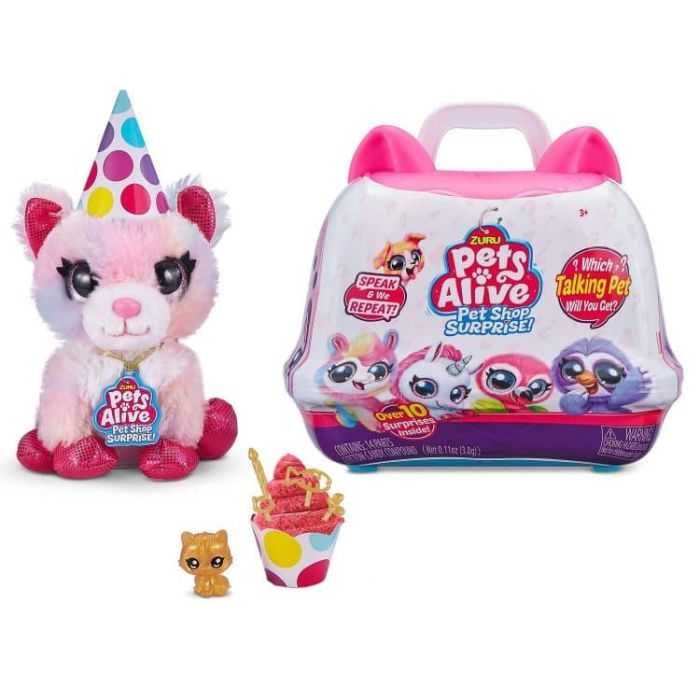 Чанта с Плюшена играчка изненада и изненади Zuru Pets Alive