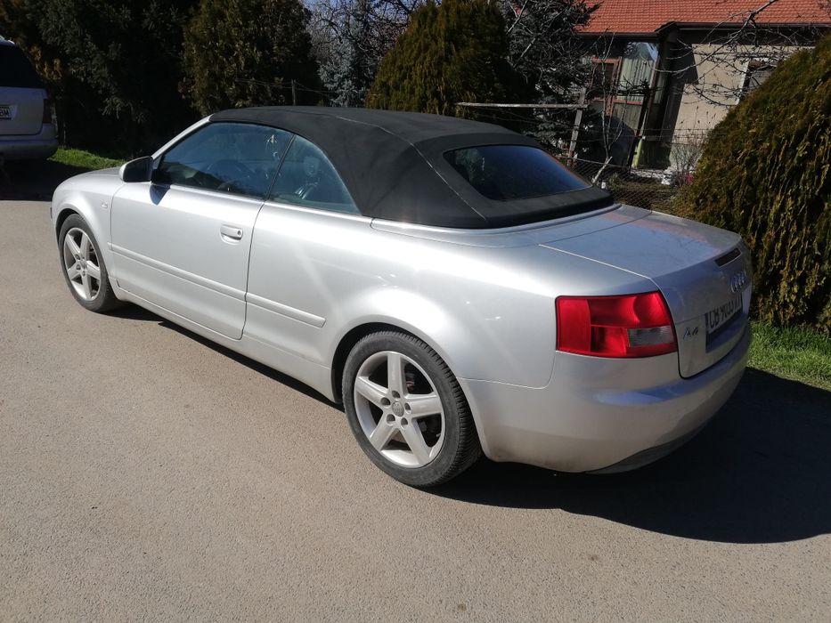 Ауди а4 2.5 tdi  кабриолет на части 2004година