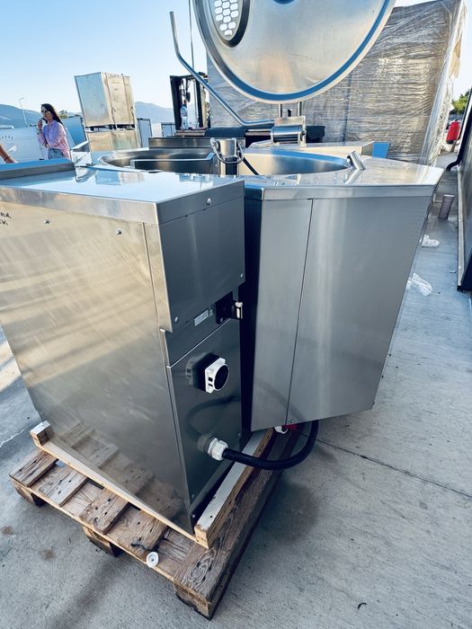 Обръщателен казан/Автоклав Metos с бъркалка 300 литра РАБОТИ НА ПАРА