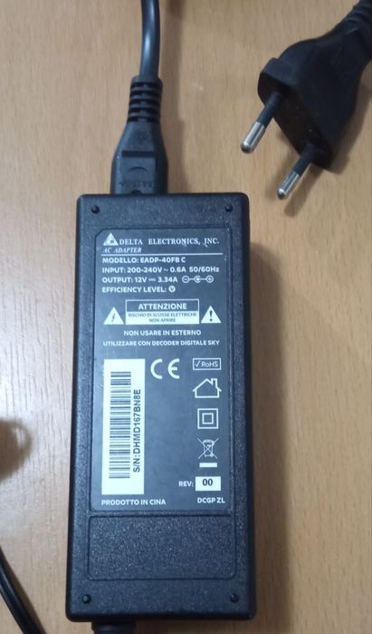 Vand Alimentator DELTA ELECTRONICS 12V  3 .34A