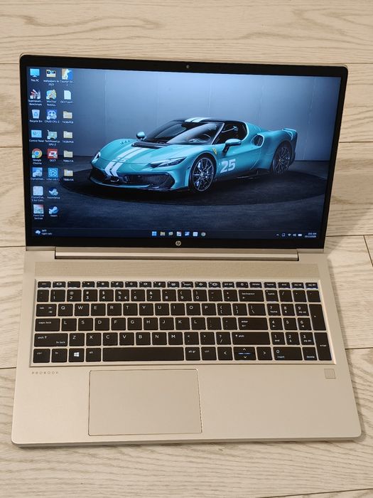 Hp probook 450 g8 i5 gen11, 16gb, 256 gb m2, MX450, full Al, incarcator tip C, baterie f buna.