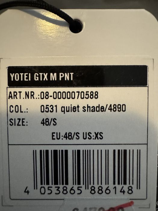 Pantaloni Ski Dynafit Gore-Tex 3 straturi