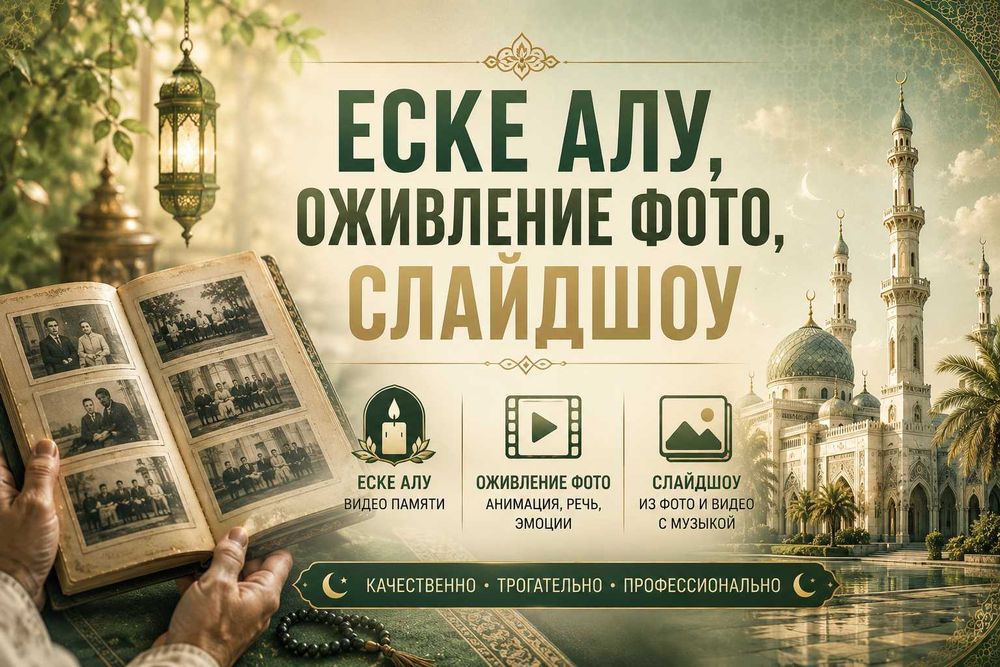ЕСКЕ АЛУ | Слайд-Шоу | Оживление Фото | Видеомонтаж