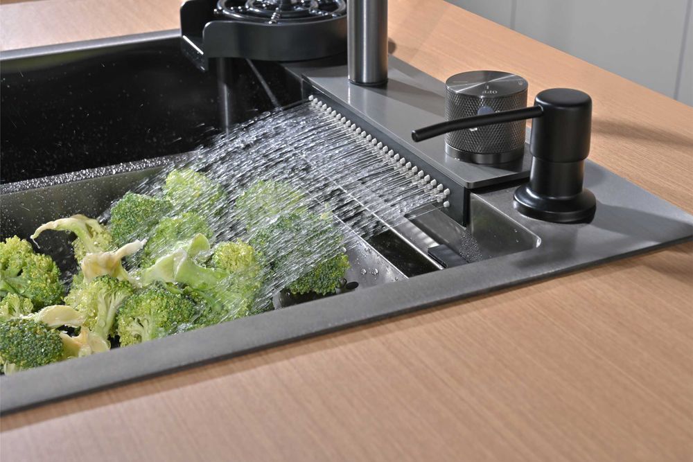 Мултифункционална кухненска мивка 50см