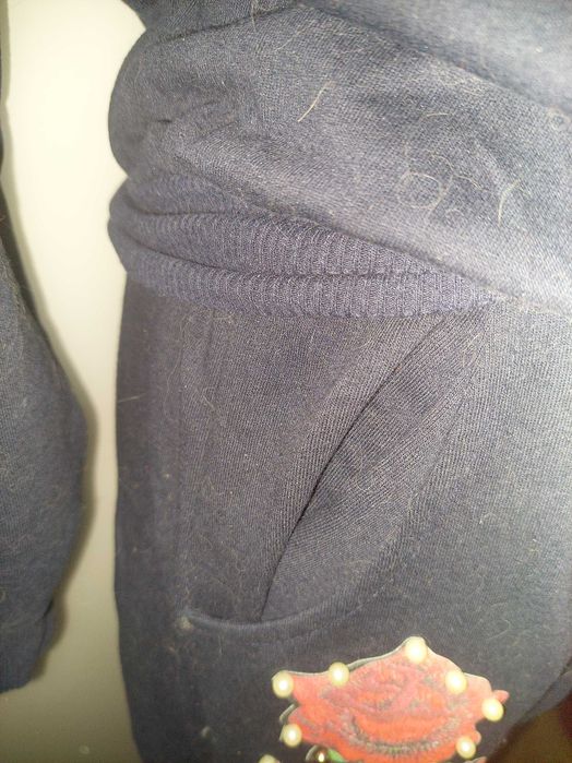 Set sport casă stradă compleu imprimeu trandafir floral cu perlute