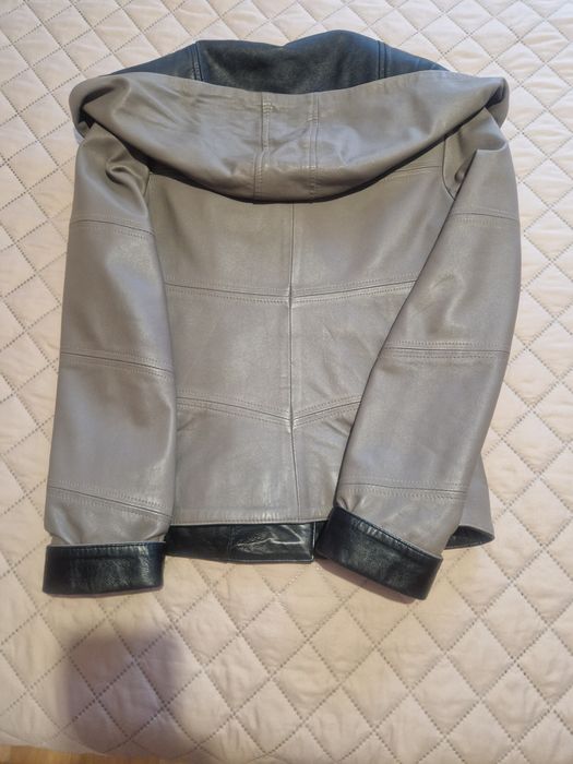 Дамско яке естестмена кожа