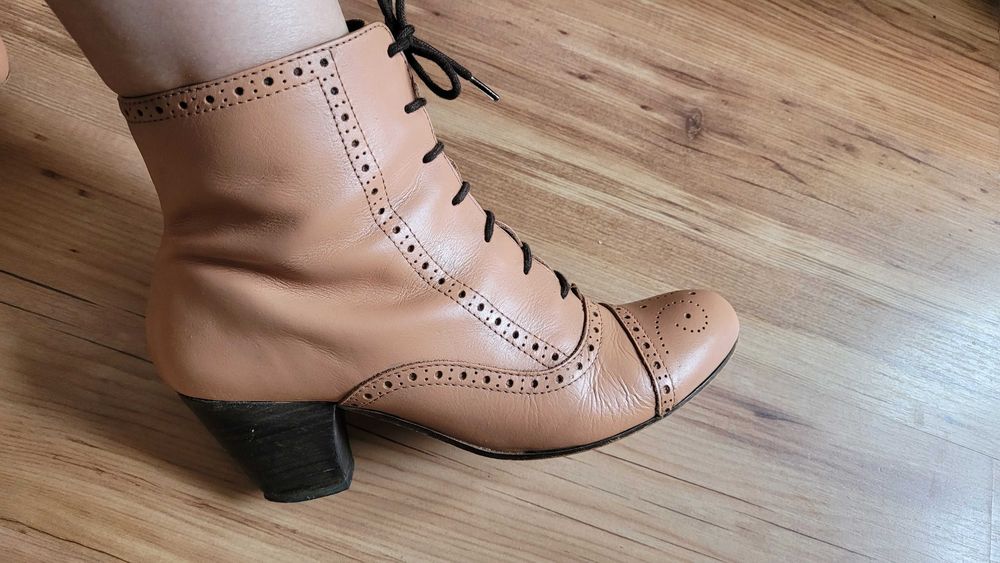 Botine tip brogues Bertie