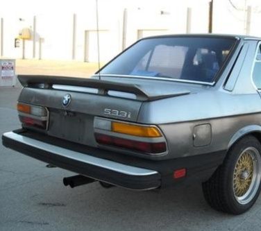 Спойлер Zender/M Technic BMW E28 E12  5series Rear Wing Original