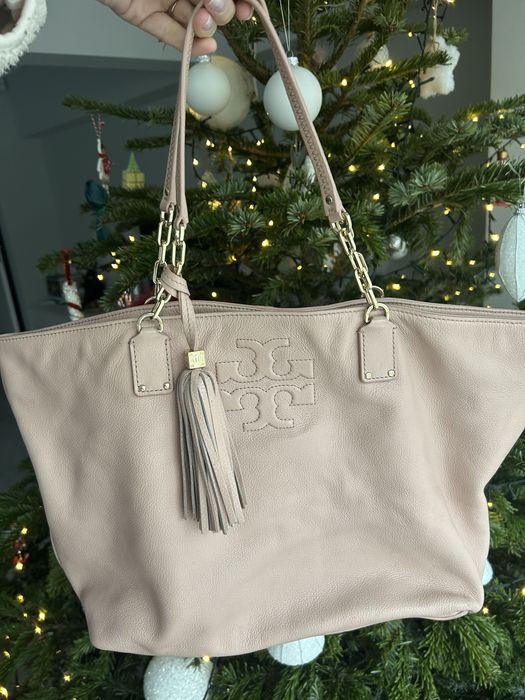 Geanta Tory Burch piele naturala originala