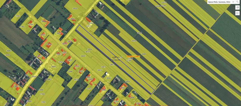 8100 mp teren intravilan Sasca Mica Com. Cornu Luncii