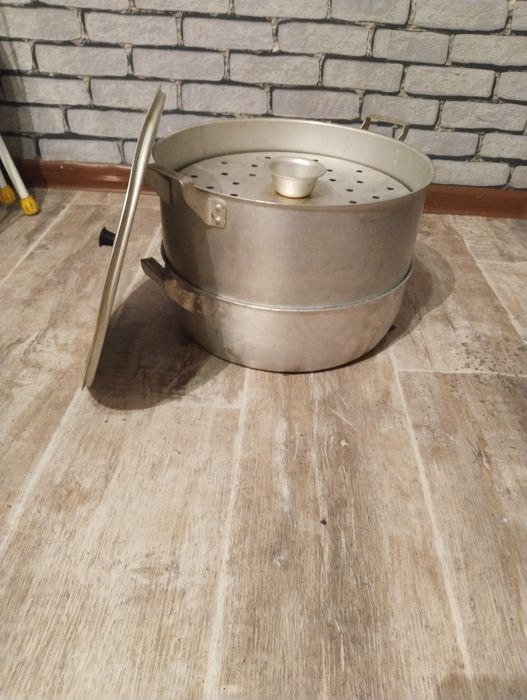 Большая алюминиевая мантоварка