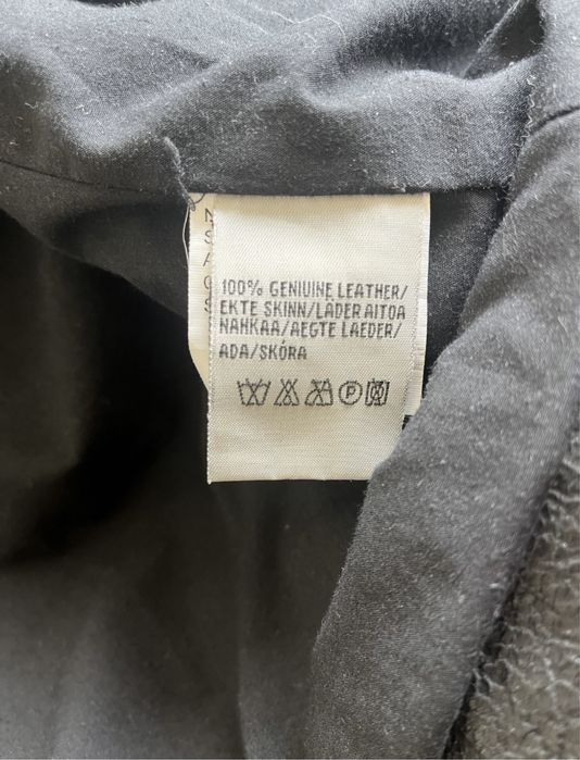 Geaca motor , piele veritabila