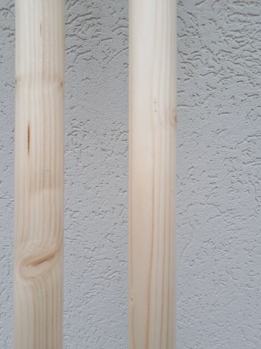 2 buc. Mana curenta Pertura, molid lăcuit, 225x4 cm