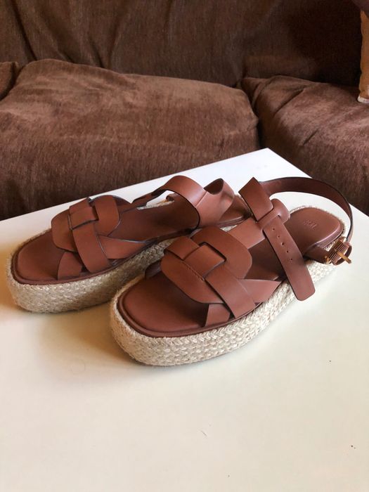 Летни сандали на платформа H&M (Еспадрили)