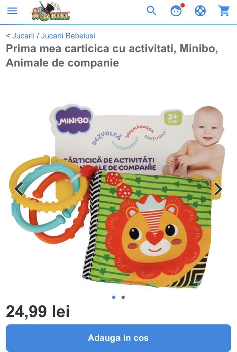 Vand jucarii bebelusi Noriel