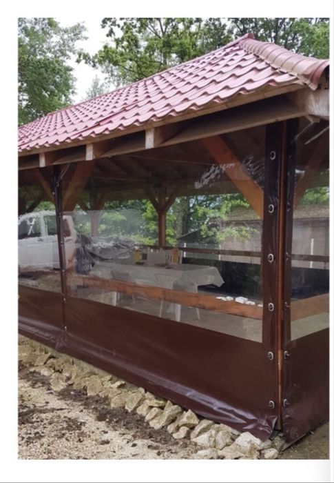Folie transparenta din pvs 2m x 4m, grosime 0,8cm