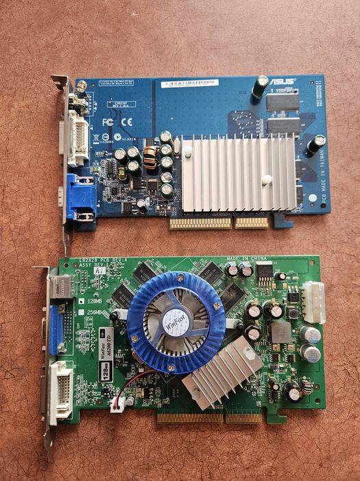 Placi video retro AGP8X Nvidia 6200, 6600 128/256MB