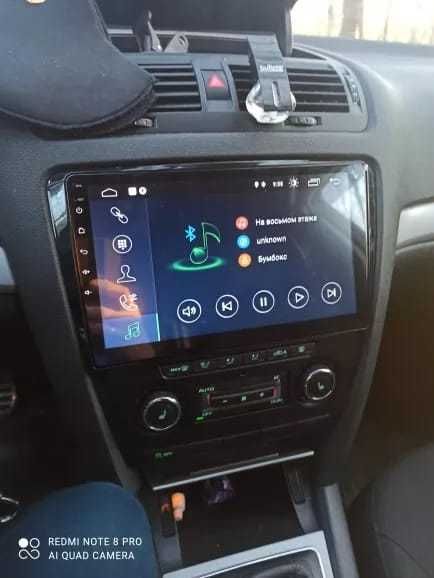 Navigatie Android Skoda Octavia RAMA INCLUSA Waze YouTube GPS BT