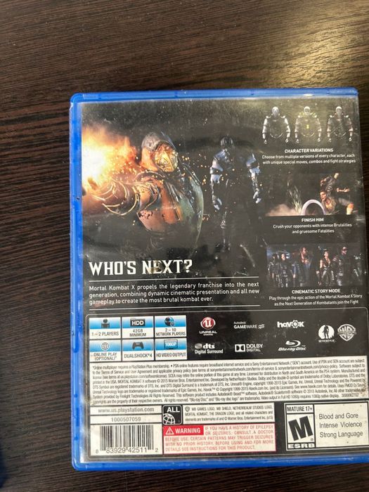 Продам игры на пс 4