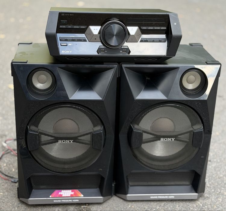 Аудио система Sony SHAKE-33, 2200W, Bluetooth, NFC, USB, CD, Bass Bazuca