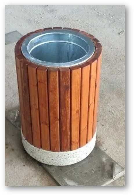 Скамейка мраморная, бетонная скамейка и урна в наличии