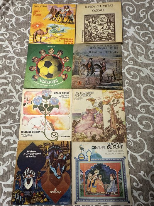Discuri vinil povești basme piese teatru versuri