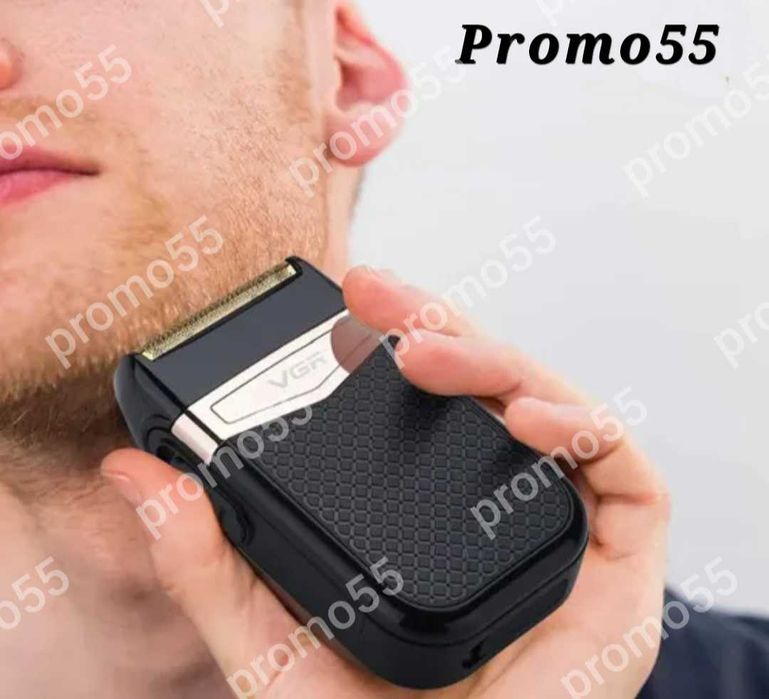 Безжичен Електрически Шейвър Водоустойчива Самобръсначка VGR V-331