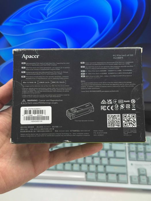 Новый SSD M2 2TB