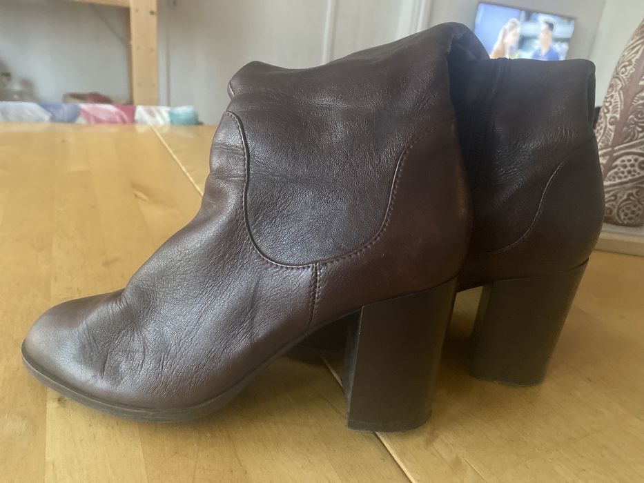 Кожени ботуши, #37, кафяви