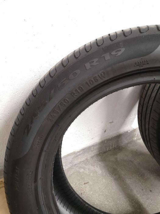 гуми пирели чинтурато п7  4бр 400лв  245 50 19 run flat