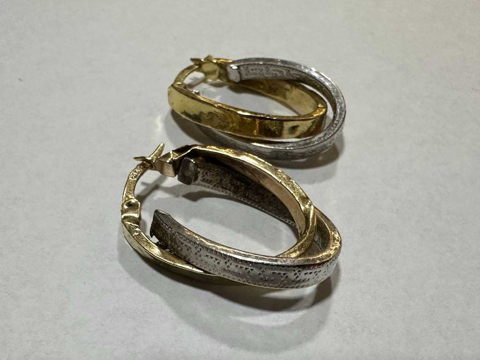 Златни дамски обеци 14к, 2,35гр