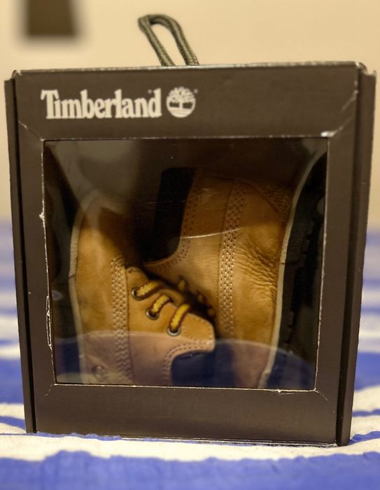 Ghete din piele Timberland pentru bebeluși