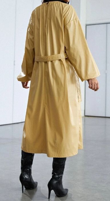 Trench damă mustariu